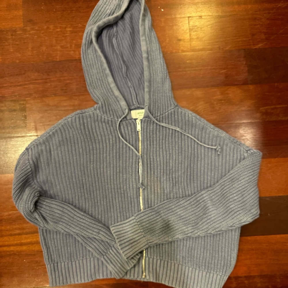 Blue Aerie Knit Sweatshirt